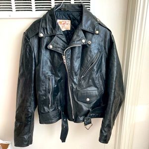 Excelled Black Leather Jacket